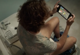 Nintendo Switch-reclame toont dat de nieuwe console ideaal is voor tijdens het schijten