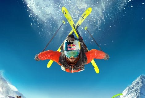 Daal af in de bergen van Alaska in de nieuwste Steep-update