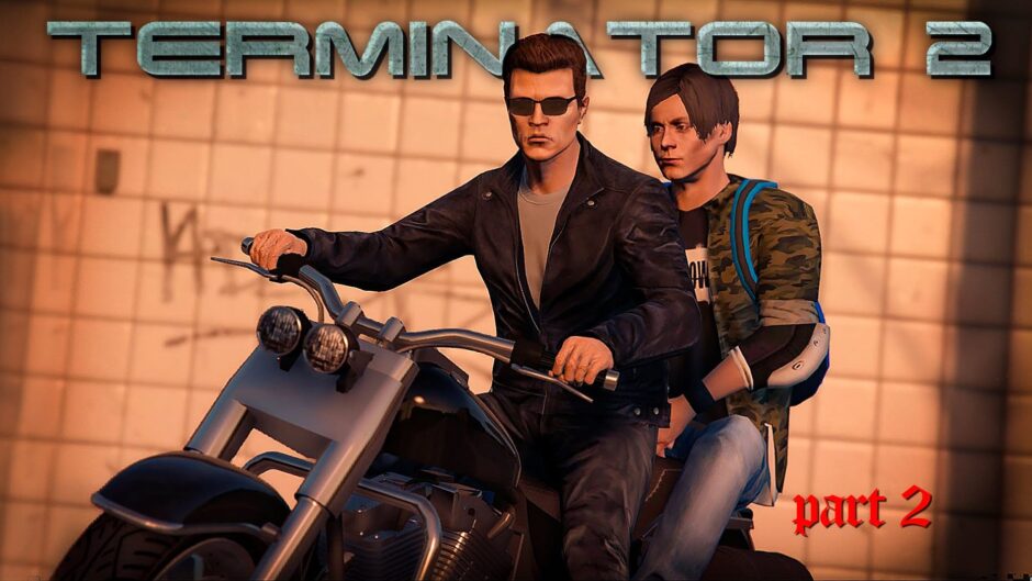 Terminator 2 in GTA V is ronduit geweldig