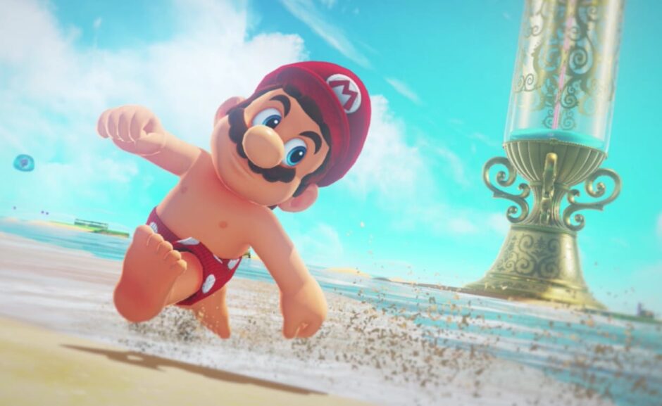Acht minuten Seaside Kingdom-gameplay van Super Mario Odyssey
