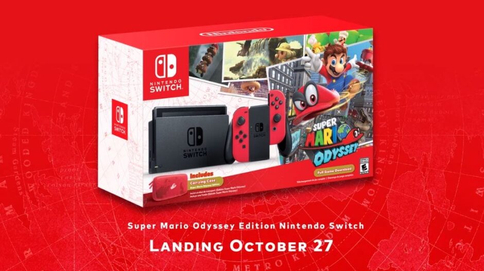 Super Mario Odyssey Nintendo Switch Bundel aangekondigd