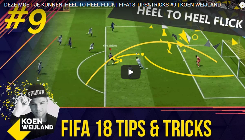 De FIFA 18 Trick die je moet kunnen: Heel to Heel Flick! (+Video met uitleg)