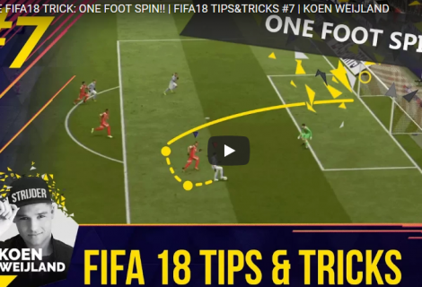 Gruwelijke nieuwe FIFA 18 Trick: One foot spin (+Video)