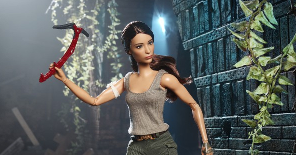 Eentje voor de fans: koop nu een Lara Croft-barbie (foto’s)