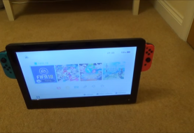 YouTuber bouwt een hele grote Nintendo Switch