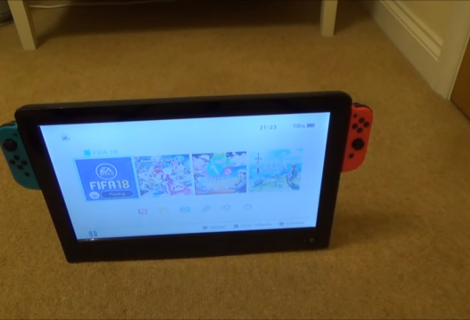 YouTuber bouwt een hele grote Nintendo Switch