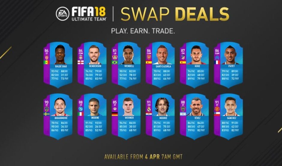 FUT 18 Swap deals