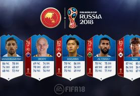 Bekendmaking WK-ratings Asian Football Confederation in FIFA 18