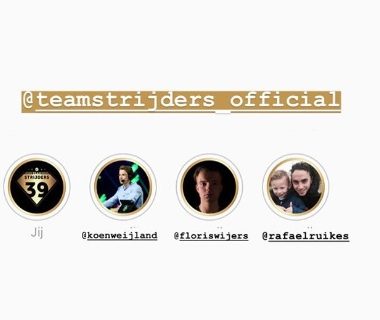 TeamStrijders lijkt Rafael aan te kondigen als mini-Strijder