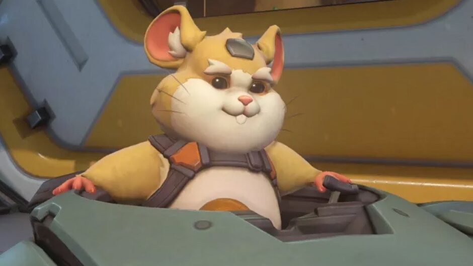 Hero 28 van Overwatch is een hamster in een mech