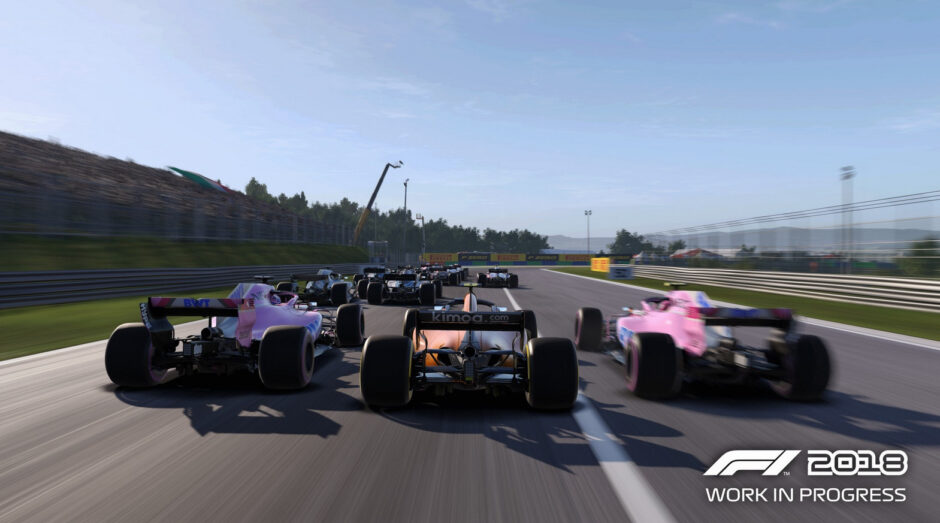 Formule 1 bolides scheuren voorbij in gameplay trailer van F1 2018