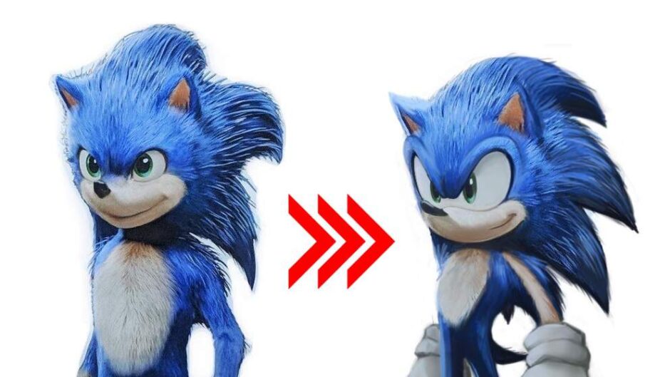 Sonic uit de film krijgt een redesign na hevige kritiek om de eerste trailer