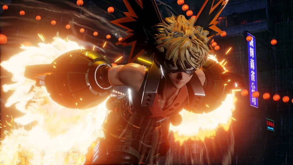Bakugo blaast alles op in de DLC-trailer van Jump Force
