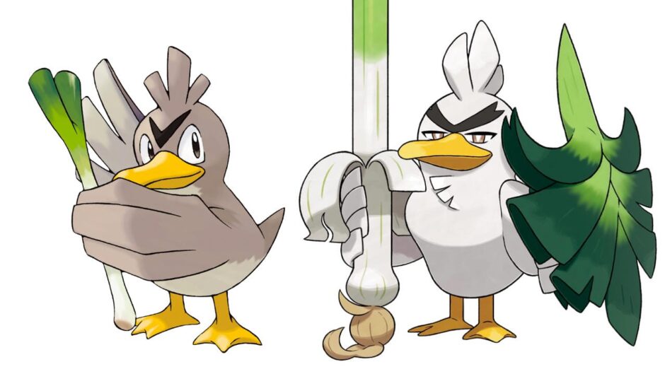 Farfetch’d krijgt na zeven generaties een evolutie in Pokémon Sword genaamd Sirfetch’d