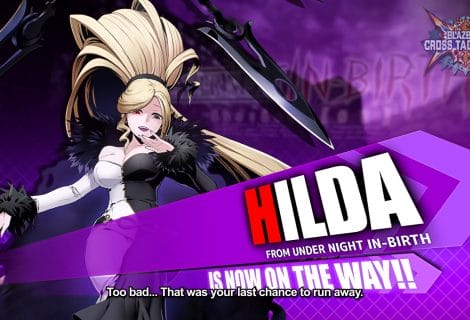 Hilda laat haar vaardigheden zien in nieuwe gameplay trailer van BlazBlue: Cross Tag Battle