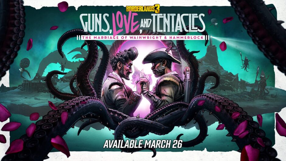 Check hier de eerste 13 minuten van de Guns, Love, and Tentacles: The Marriage of Wainwright & Hammerlock DLC voor Borderlands 3