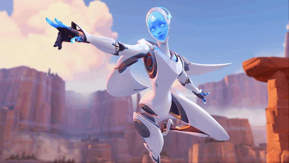 Gloednieuwe personage Echo is vanaf volgende week gratis speelbaar in Overwatch
