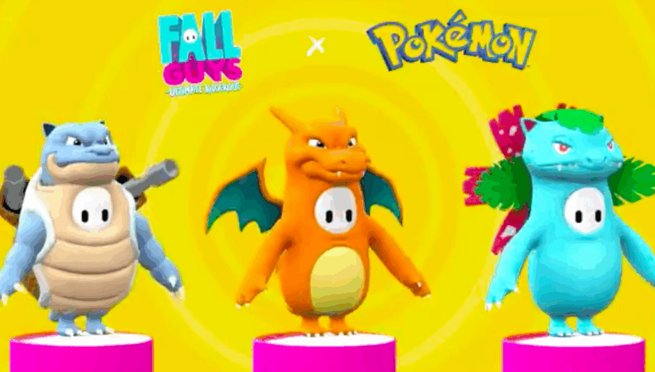 Fall Guys-fan maakt waanzinnige Pokémon kostuums