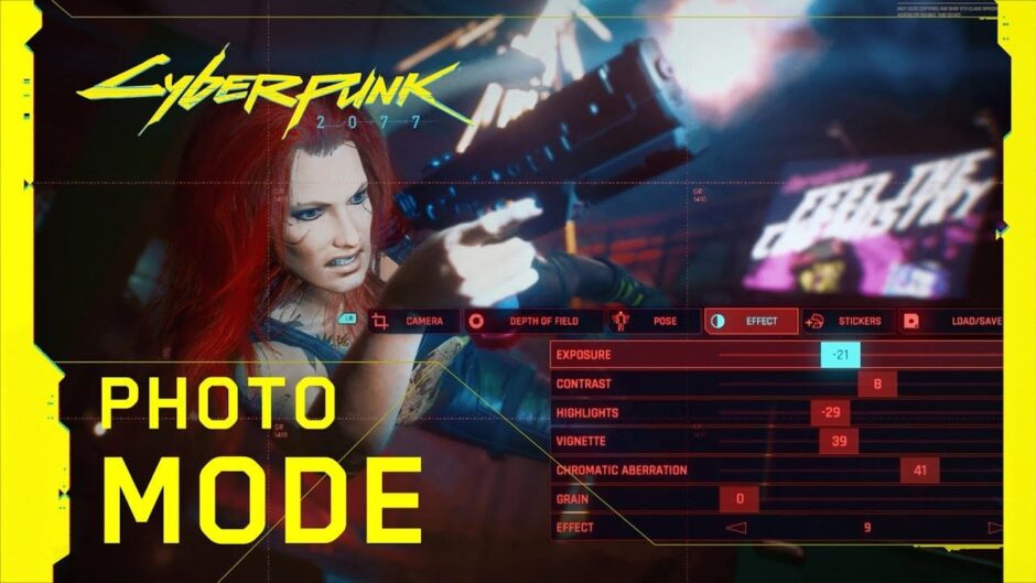De zeer uitgebreide photo modus van Cyberpunk 2077 te zien in gloednieuwe trailer