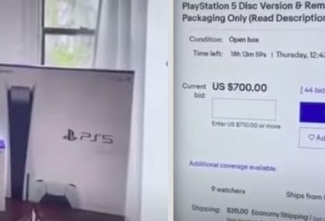 Ondertussen op tweedehands sites: gamers betalen 700 dollar voor een lege PlayStation 5 doos