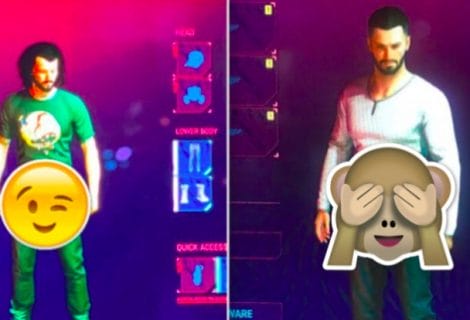 Heel gênant foutje in topgame Cyberpunk 2077: penis van hoofdpersonage is constant te zien (foto's)