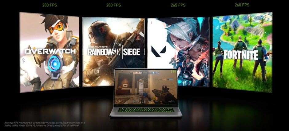 Nvidia kondigt laptopvarianten van GeForce RTX 3080, 3070 en 3060 aan