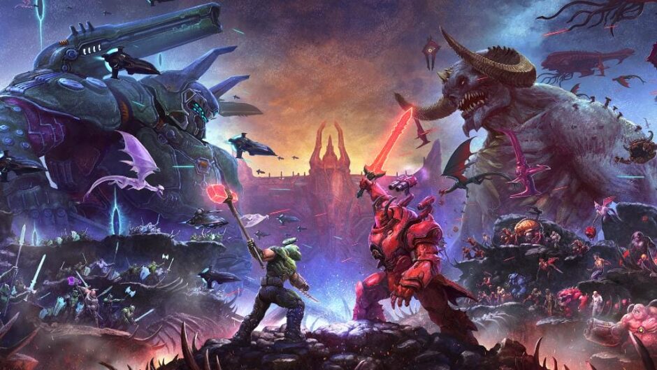 Het is oorlog in de nieuwe trailer van DOOM Eternal The Ancient Gods, Part Two