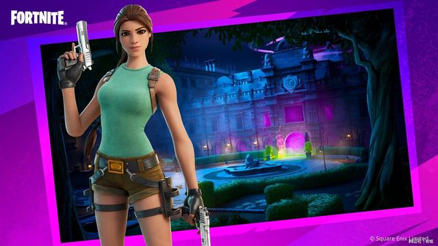 Tomb Raider in-game event  nu speelbaar in Fortnite
