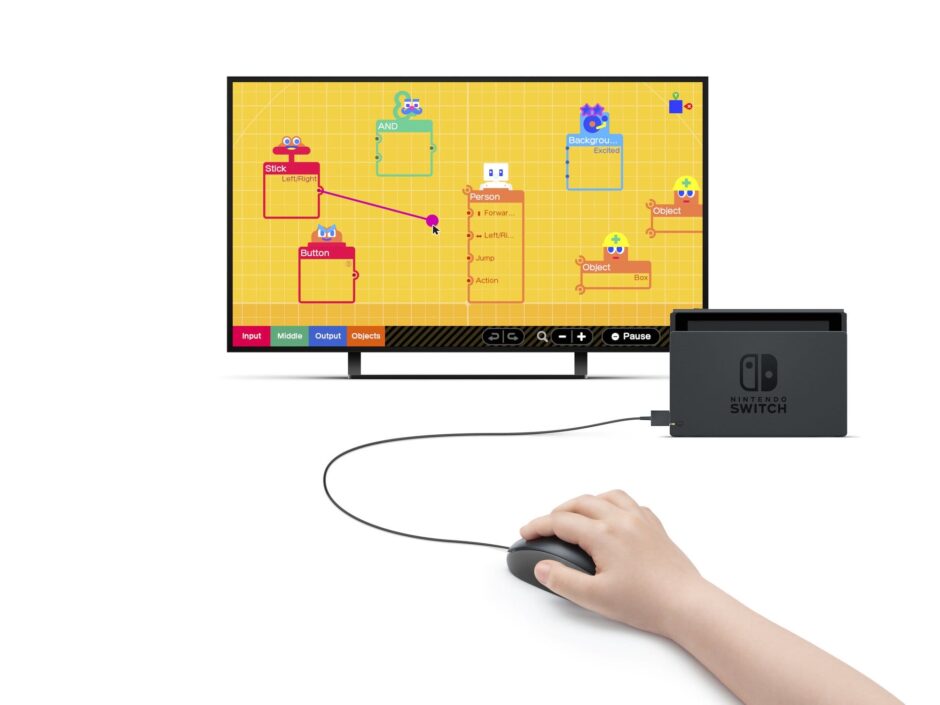 Nintendo kondigt gamestudio aan, een game waar spelers zelf games kunnen programmeren