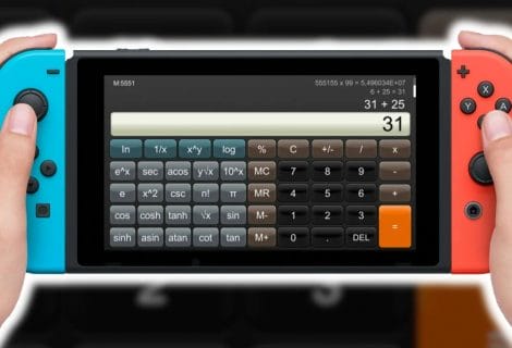 Bizar, vanaf vandaag kunnen Nintendo Switch-gebruikers een rekenmachine app kopen voor €9