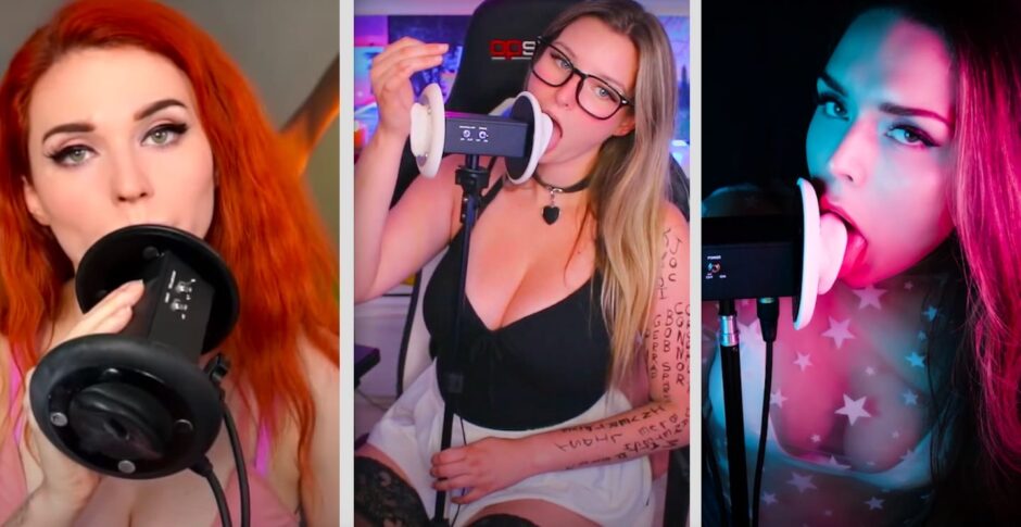 Twitch heeft nieuwe obsessie: zwoele dames die sensueel aan hun microfoon likken