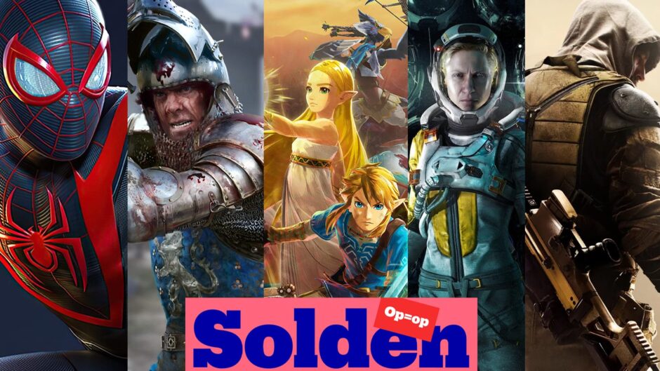 Solden bij bol met mega kortingen op topgames van onder andere Sony, EA en SEGA