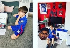 Marcus Rashford maakt 9 jarige jongen blij met een PlayStation 5 en een brief
