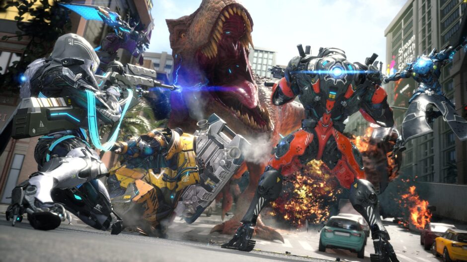 Launch trailer en content roadmap voor de dino shooter Exoprimal gedeeld
