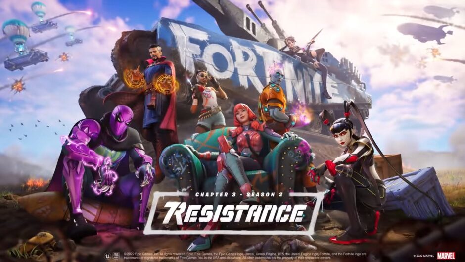 Fortnite Chapter 3 seizoen 2 Resistance aangekondigd met Dr. Strange, The Prowler en meer – Trailer