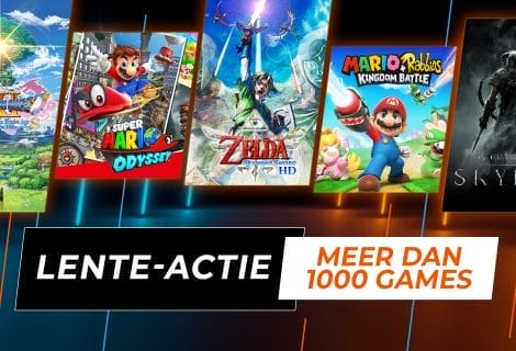 Meer dan 1000 games in de grote lente sale in de Nintendo eShop