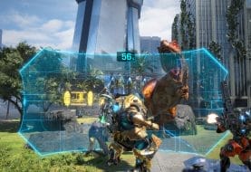 Dinosaurussen en Neosaurussen in de TGS story trailer van Exoprimal