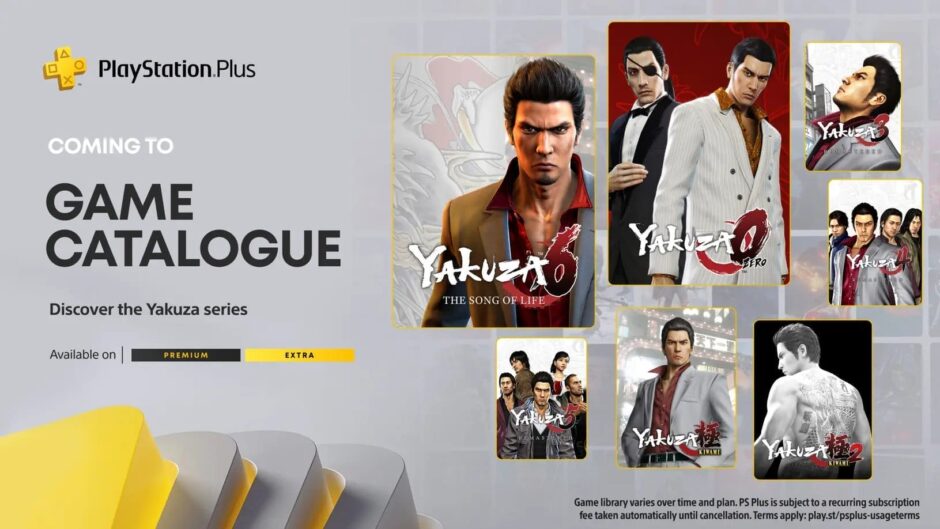 Acht vette Yakuza-games komen binnenkort naar PlayStation Plus