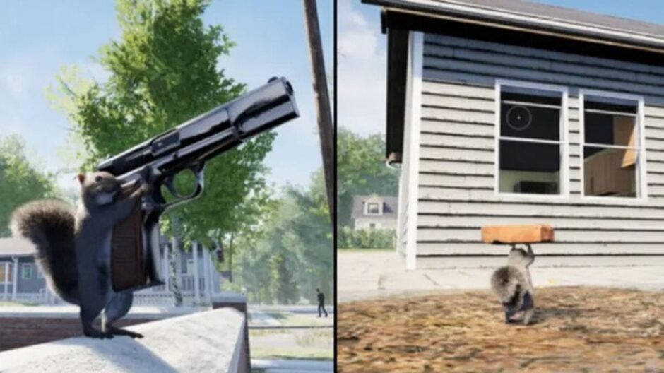 Nieuwe game ‘Squirrel with a Gun’ laat je een soort van GTA spelen met… een eekhoorn