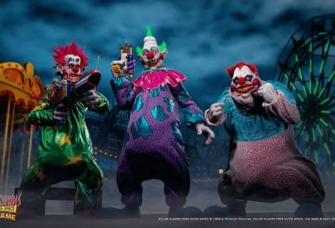 Nieuwe trailer van Killer Klowns from Outer Space: The Game vergelijkt de film met de game