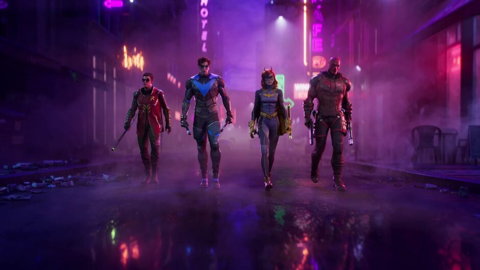 Held zijn na de dood van Batman in de vette cinematic launch trailer van Gotham Knights
