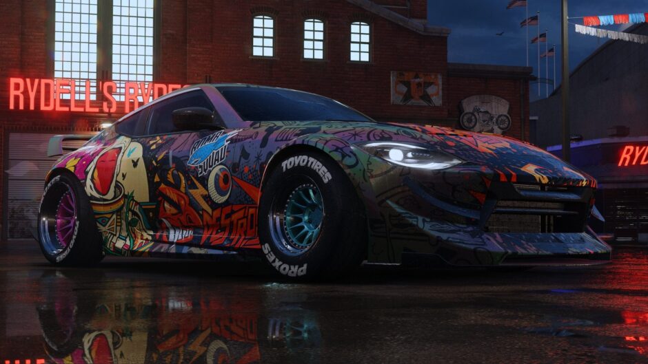 Totale opslaggrootte van Need for Speed: Unbound valt reuze mee