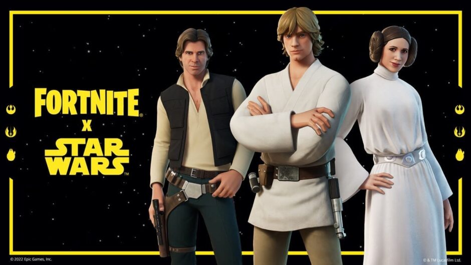 Luke Skywalker, Leia Organa en Han Solo komen deze week naar Fortnite – Trailer