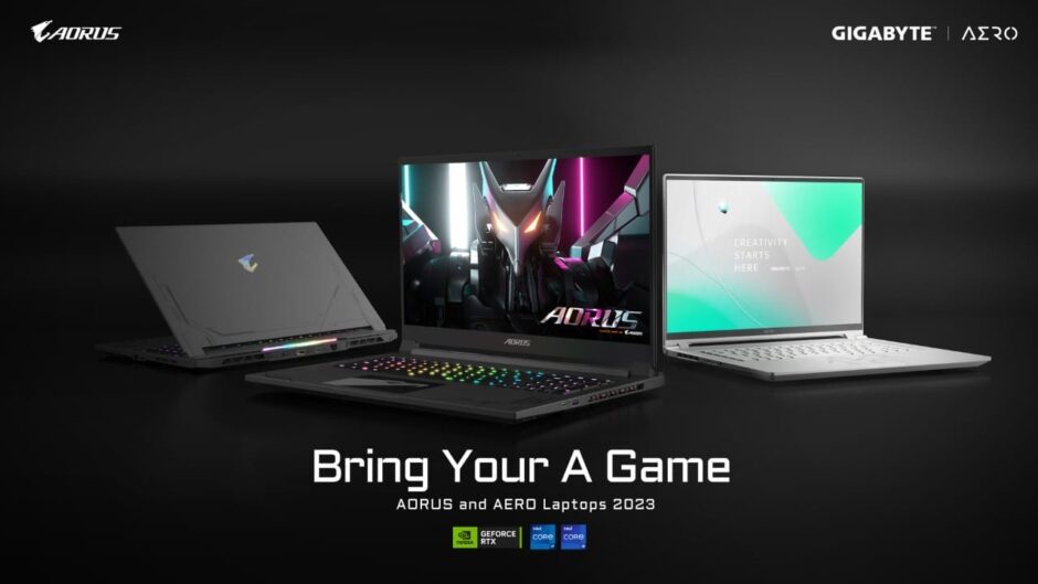 Gigabyte kondigt nieuwe line-up aan krachtige AORUS gaming laptops aan