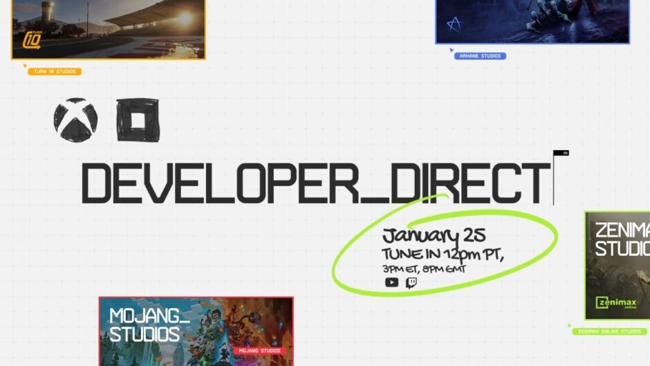 Het is officieel, op 25 januari komt Microsoft met een Xbox Developer Direct-presentatie