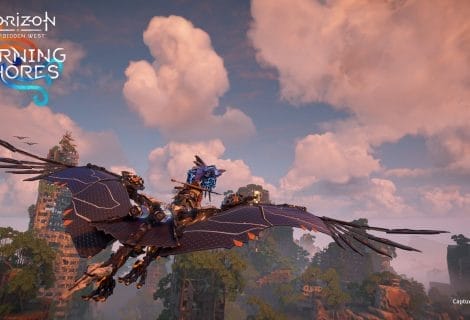 Maak kennis met de  Waterwing van Horizon: Burning Shores DLC, een machine waarmee je kan vliegen en duiken in zee