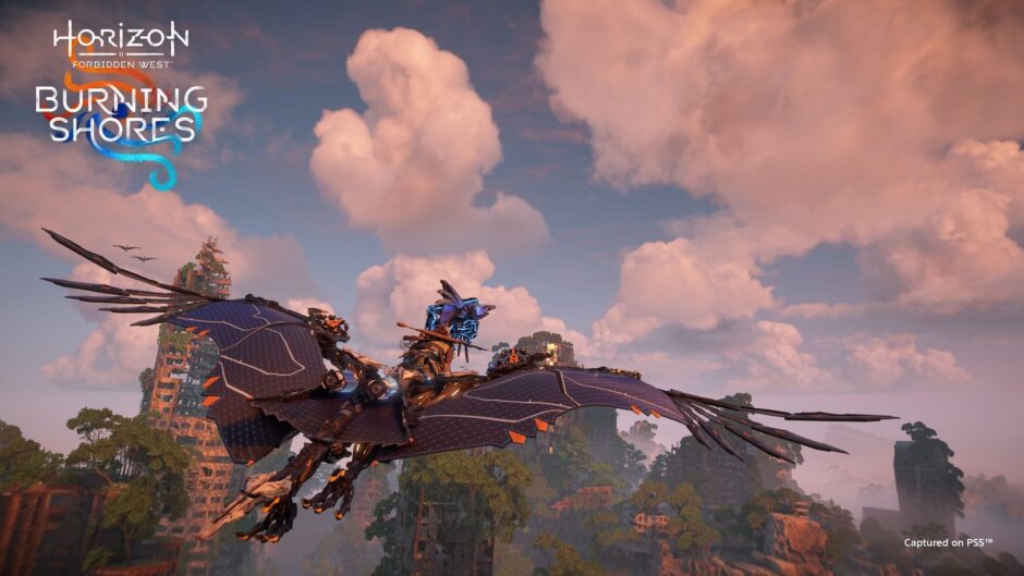 Maak kennis met de  Waterwing van Horizon: Burning Shores DLC, een machine waarmee je kan vliegen en duiken in zee