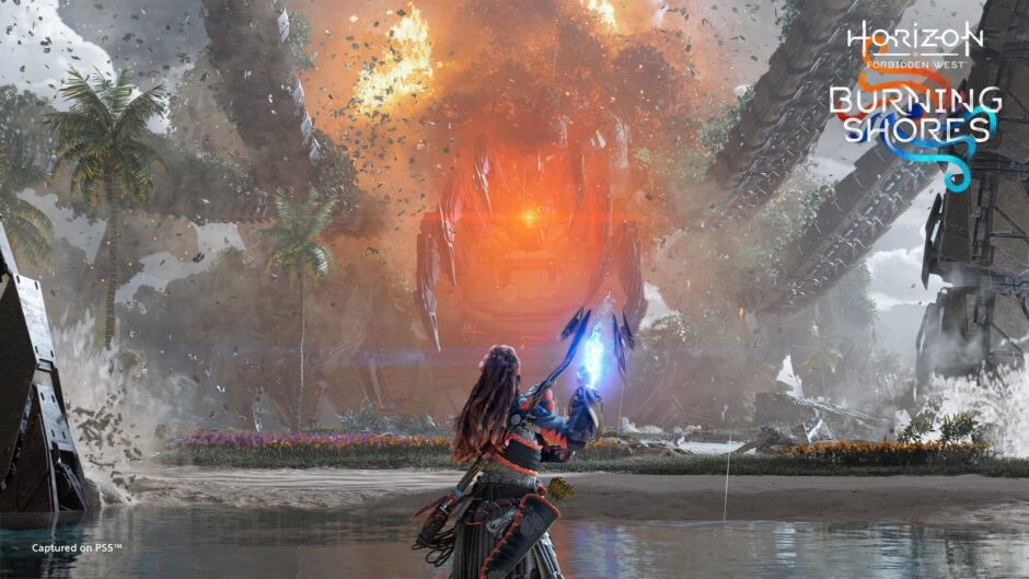 Aloy neemt het op tegen de grootste machine tot nu toe in de launch trailer van Horizon II: Forbidden West