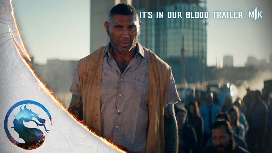 Dave Bautista schittert in de nieuwe live action trailer van Mortal Kombat 1