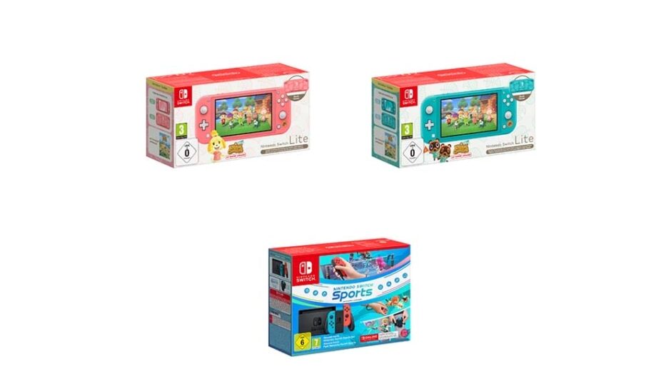 Drie nieuwe Nintendo Switch-bundels aangekondigd met voorgeïnstalleerde games